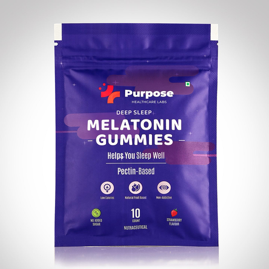 Melatonin Sleep Gummies – Pactin Based Non-Habit Forming Natural Sleep Aid - Purpose Healthcare