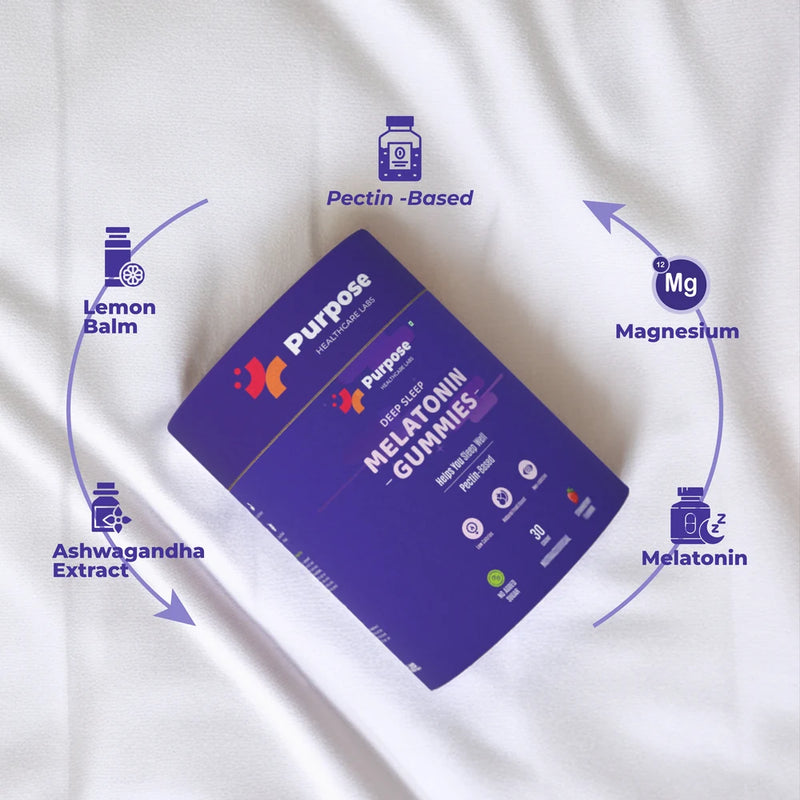 Purpose Healthcare Labs Deep Sleep Melatonin Gummies